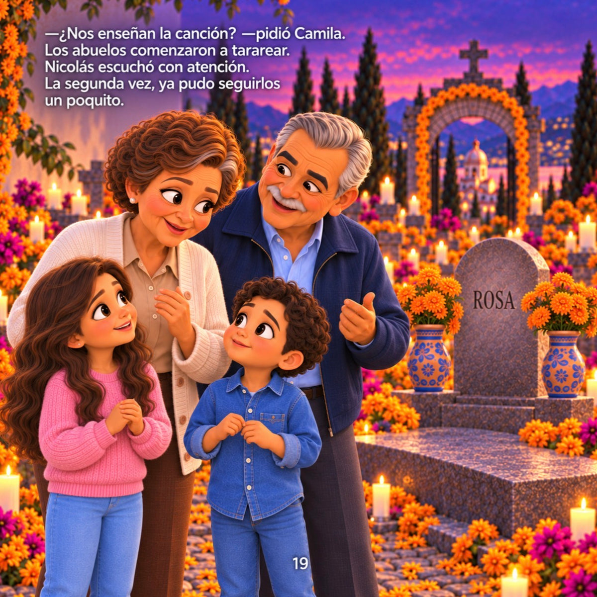 Bisabuela, Te Trajimos Flores