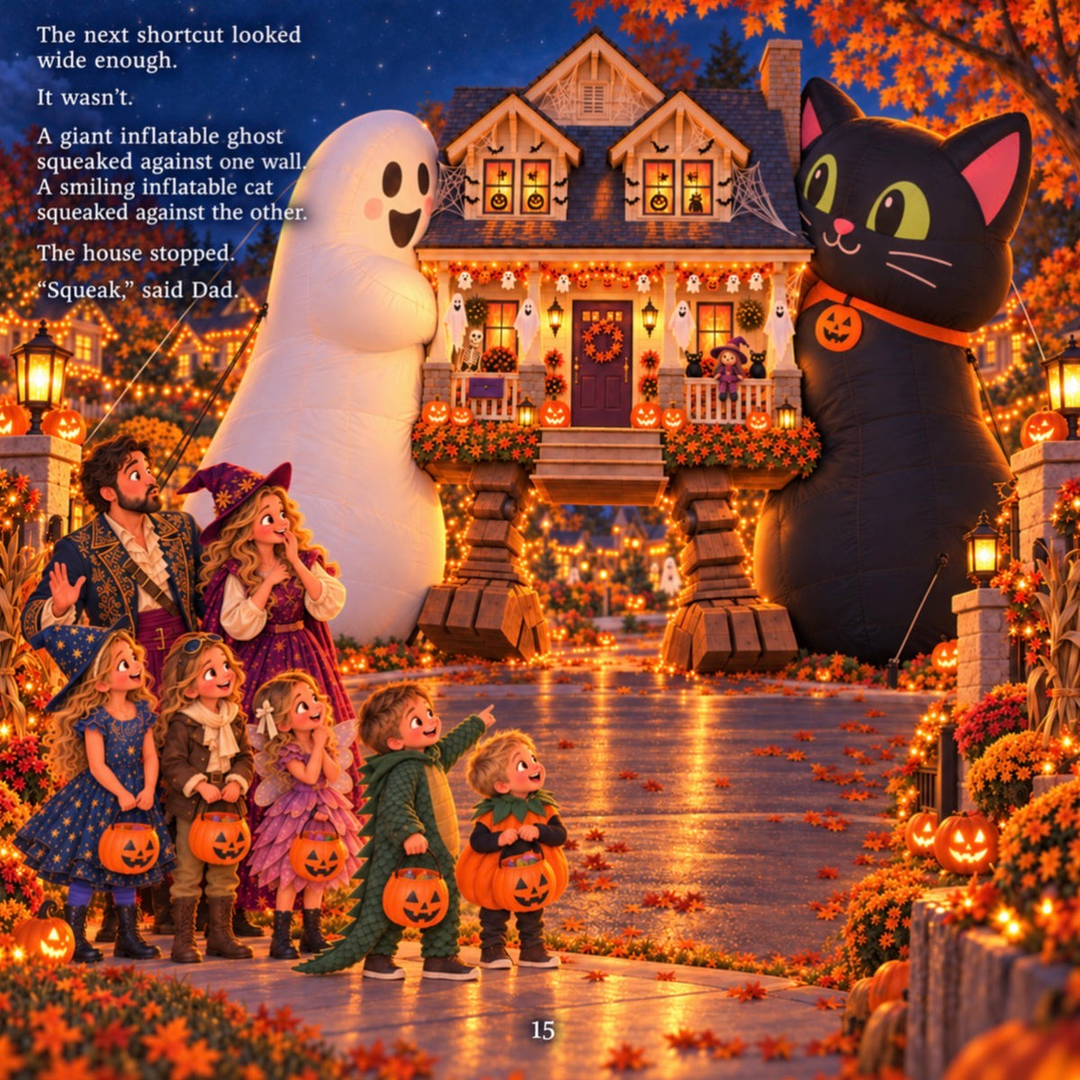 Our House Went Trick-or-Treating